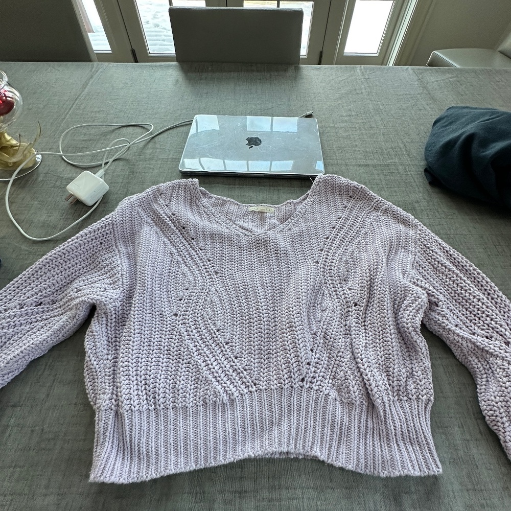 Purple L.A Hearts Knitted Sweater